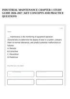 Industrial Maintenance Chapter 1 Study Guide 2026&ndash;2027 &vert; Key Concepts And Practice Questions