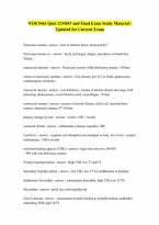 NUR 5461 Quiz 1234567 and Final Exam Exam with correct Answers