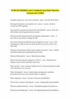 NURS 629 Exam 2 questions and answers latest 20262026 combined Updated 2026