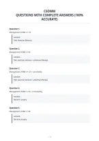 Csowm&NewLine;Questions With Complete Answers &lpar;100&percnt;&NewLine;Accurate&rpar;