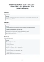 Evcc Nurs 210 Peds Exam 1 M&sol;C Unit 1&NewLine;Updated Actual Questions And&NewLine;Correct Answers&NewLine;