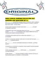 Hosa Clinical Nursing Evaluation 2027 Answers And Questions Set A&period;pdf