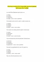 PAX Prep Vocab NLN Exam 2026Answered Updated 2026
