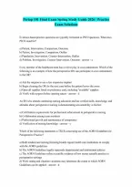 Periop 101 Final Exam Spring Updated 2026