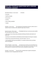 Mos 1021&colon; Final Exam Questions With Verified Answers 2026&sol;2027