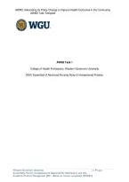 WGU AWM3 Task 1 D025 &vert; AWM3&colon; Advocating for Policy Change to Improve Health Outcomes in the Community &vert; Latest &lpar;2026&sol;2027&rpar; Updated Version &lbrace;JUST RELEASED&rcub;&period;