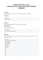 Exam 3 Amt 287 12&comma;13&comma;14&NewLine;Updated Actual Questions With Correct&NewLine;Answers