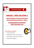 NSG 526 Family Nursing Exam 1 &lpar;2026&rpar; &vert; Complete Exam Questions with Correct Answers &vert; Herzing University &vert; Nursing Exam Preparation&NewLine;