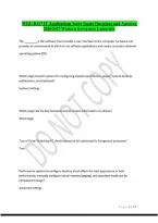 WGU D317 IT Applications Study Guide Questions and Answers 2026&sol;2027 Western Governors University