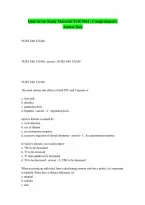 NUR 5461 Quiz 7 Complete Questions and Verified Answers
