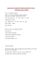 Nurs 5433 Final Exam Latest 2025&sol;2026 Actual Exam With Complete Questions And Correct Detailed Answers &lpar;100&percnt; Verified Answers&rpar; &vert;Already Graded A&plus;&vert; &vert;&vert;Professor Verified&vert;&vert; &vert;&vert;Brandnew&excl;&excl;&excl;&vert;&vert;