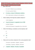 Galen NUR 155 Exam 1 2026 &vert; Foundations of Nursing Exam Prep & Review Guide