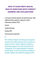 APEA 3P Exam Prep Sexual Health &vert; Practice Questions&comma; Answers & Explanations