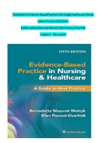 Test Bank &ndash; Evidence-Based Practice in Nursing & Healthcare&colon; A Guide to Best Practice&comma; 5th Edition&comma; Bernadette Mazurek Melnyk &ndash; Complete Exam Preparation Material&NewLine;