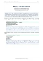 NR 507 Advanced Pathophysiology Final Examination Guide Review Actual 2026&sol;2027 with Detailed Rationales &vert; Complete Exam-Style Questions &vert; Pass Guaranteed &ndash; A&plus; Graded&NewLine;&NewLine;