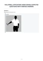 Volleyball Officiating Hand Signals Expected&NewLine;Questions With Verified Answers