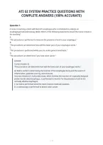 Ati Gi System Practice Questions With Complete Answers &lpar;100&percnt; Accurate&rpar;