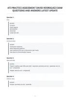 Ati Practice Assessment David Rodriguez Exam Questions And Answers Latest Update