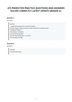 Ati Predictor Practice Questions And Answers Solved Correctly Latest Update Graded A&plus;