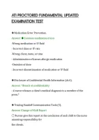 Ati Proctored Fundamental Updated Examination Test
