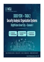 WGU D830 YCN1 Task 2&colon; Security Analysis of an Organization&rsquo;s Systems &vert; Complete BrightFuture Smart City Scenario 1 PA Exemplar&comma; Sections A1&ndash;A6 with Cryptographic Solutions &vert; 2026&sol;2027 Updated