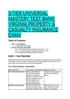 S-TIER Universal Mastery Test Bank&colon; Virginia Property & Casualty Insurance Exam 2026&sol;2027&vert; Grandmaster Questions & Axioms Cheat Sheet