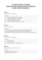 Ati Swift River 2&period;0 Trauma Questions And Answers Solved Correctly Latest Update Graded A&plus;