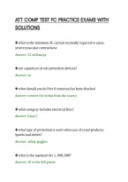 Att Comp Test Fc Practice Exams With Solutions