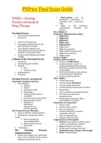 PNP 301 Final Exam Guide 2020 &ndash; Practice Questions and Answers