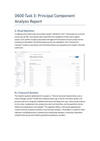 D600 Task 3&colon; Principal Component Analysis &lpar;PCA&rpar; &mdash; Complete Analysis&comma; Results and Report &vert; WGU