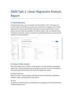 D600 Task 1&colon; Linear Regression Analysis &mdash; Complete Statistical Analysis&comma; Model Results and Report &vert; WGU