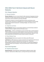 D604 Task 2&colon; Sentiment Analysis &mdash; Complete Natural Language Processing Analysis and Report &vert; WGU