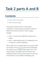 C964 Task 2 Part A and B&colon; Computer Science Capstone &mdash; Complete Capstone Project Documentation and Requirements &vert; WGU