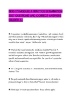 Biod 171 Module 4 Practice Examination&NewLine;2027 Questions And Correct Answers&NewLine;Graded A&plus;&NewLine;