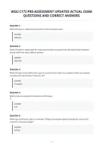 Wgu C172 Pre-Assessment Updated Actual Exam&NewLine;Questions And Correct Answers&NewLine;