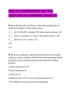 Biod 331 Comprehensive Test 2027&NewLine;Questions With Answers Graded A&plus;