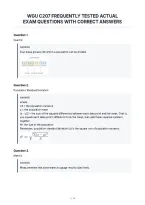 Wgu C207 Frequently Tested Actual&NewLine;Exam Questions With Correct Answers&NewLine;