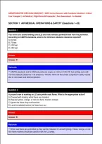 AIRMETHODS PRE-HIRE EXAM 2026&sol;2027 &vert; 100&percnt; Correct Answers with Complete Solutions &vert; Critical &NewLine;Care Transport &vert; Air Medical &vert; Flight Nurse & Paramedic &vert; Pass Guaranteed - A&plus; Graded