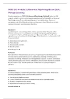 PSYC 210 Module 2 &vert; Abnormal Psychology Exam Q&A &vert; Portage Learning