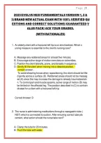 2025 Evolve Hesi Fundamentals Real Exam Test Bank&sol;Rn Hesi Evolve Fundamentals Complete All 400 Questions And Correct Answers With Rationales &lpar;Verified Answers&rpar; &vert;Already Graded A&plus;