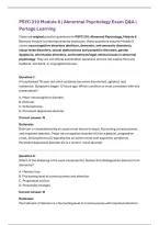 PSYC 210 Module 6 &vert; Abnormal Psychology Exam Q&A &vert; Portage Learning