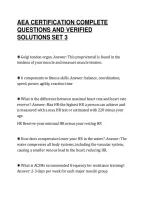 Aea Certification Complete&NewLine;Questions And Verified&NewLine;Solutions Set 3
