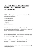 Aea Certification Exam Script&NewLine;Complete Questions And&NewLine;Answers Set 2