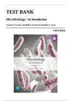 Test Bank Microbiology&colon; An Introduction 13th Edition by Gerald J&period; Tortora&comma; Berdell R&period; Funke & Christine L&period; Case &vert; ISBN 9780134605180 &vert; All 28 Chapters Included &vert; Pre-Nursing&comma; Allied Health & Microbiology Exam Prep &lbrack;2026&rsqb;
