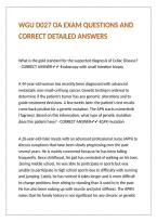 Wgu D027 Oa Exam Questions And Correct Detailed Answers