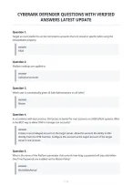 Cyberark Defender Questions With Verified&NewLine;Answers Latest Update