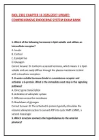 Biol 2302 Chapter 16 2026&sol;2027 Update&colon; Comprehensive Endocrine System Exam Bank