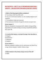 Bio 230 Exams package