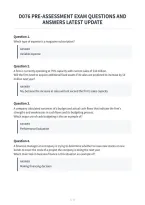 D076 Pre-Assessment Exam Questions And&NewLine;Answers Latest Update