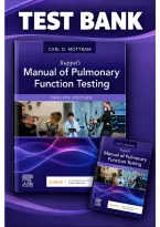 Test Bank&colon; Ruppel's Manual Of Pulmonary Function Testing 12Th Edition By Mottram &vert; Questions And Answers &vert; Complete Exam Prep